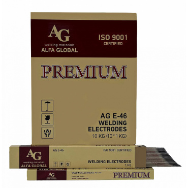 Электроды сварочные AG E-46 PREMIUM d-2.5*350 1кг