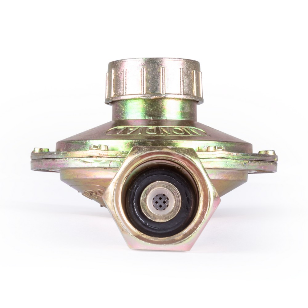 Редуктор пропановый с регулятором тип ЛЯГУШКА Foxweld (вход. гайка 21.8-14/1LH, вых. 9мм). Фото 3