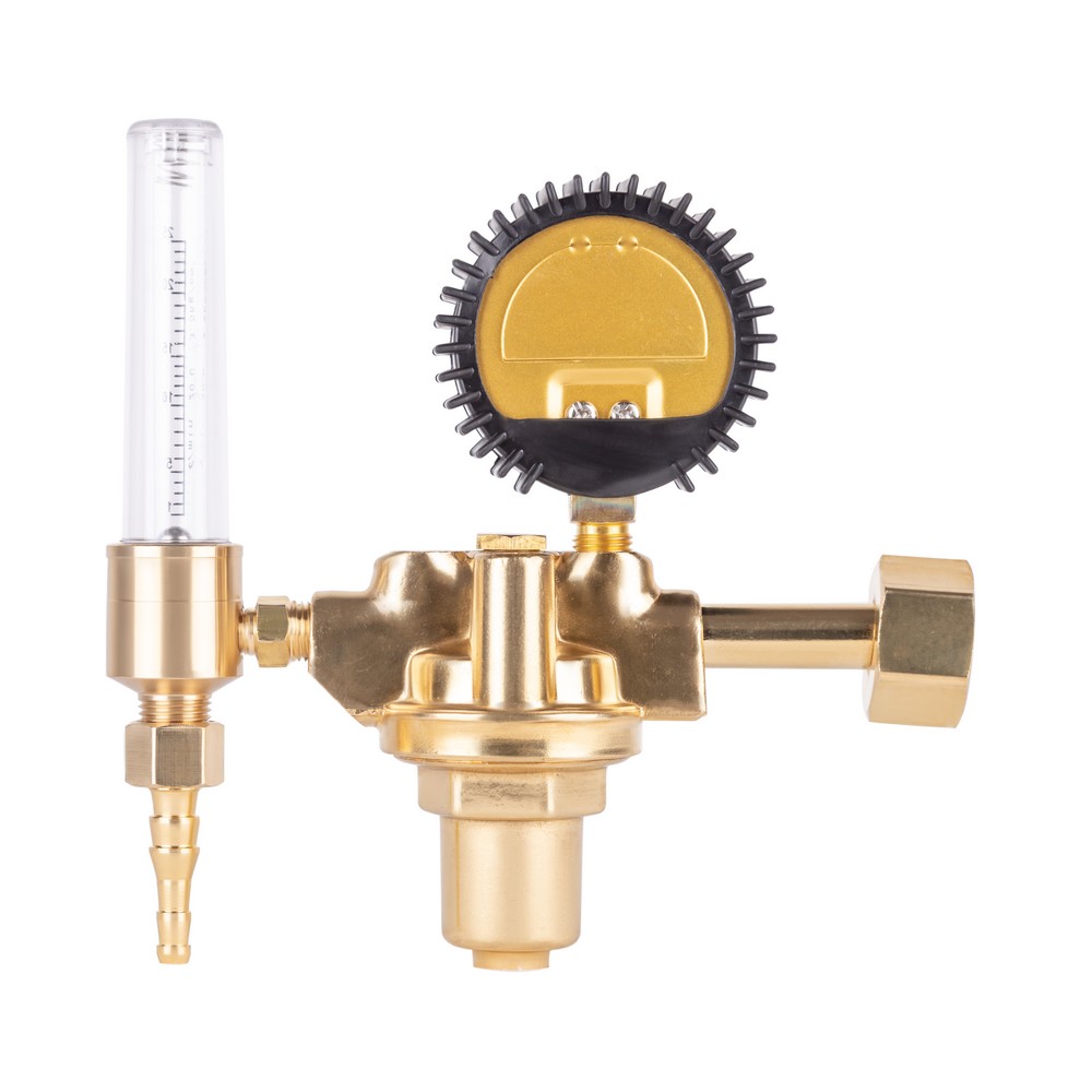 Регулятор WR410-F (аргоновый/углекислотный, 1 манометр, 1 расходомер, вентиль, пр-во FoxWeld/КНР). Фото 3