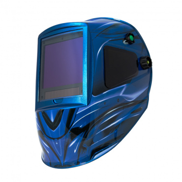 маска сварщика КОРУНД МЕГА синяя (ф-р MEGA LED2) в блистере