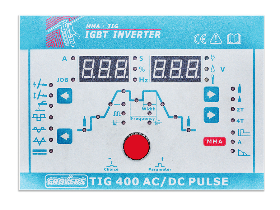 Инвертор cварочный TIG 400 АС/DC PULSE GROVERS. Фото 3