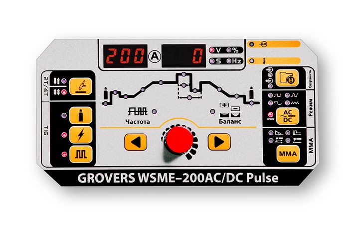 Инвертор сварочный WSME-200 W AC/DC Puls GROVERS. Фото 2
