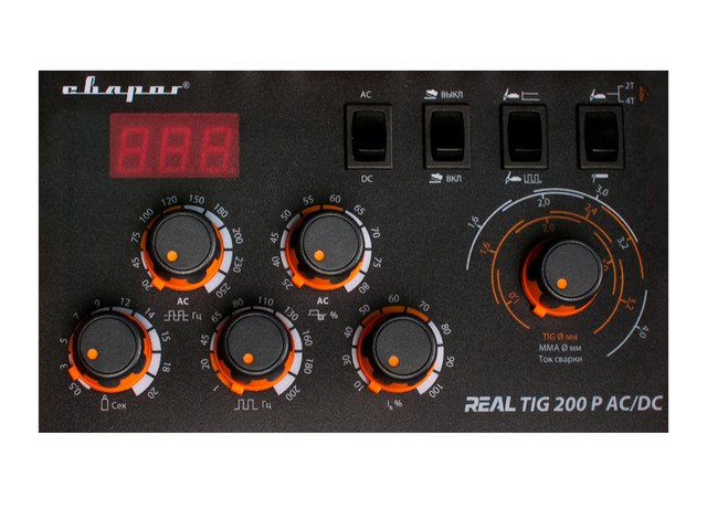 Аппарат для аргонодуговой сварки  СВАРОГ REAL TIG 200 P AC/DC (E20101). Фото 3