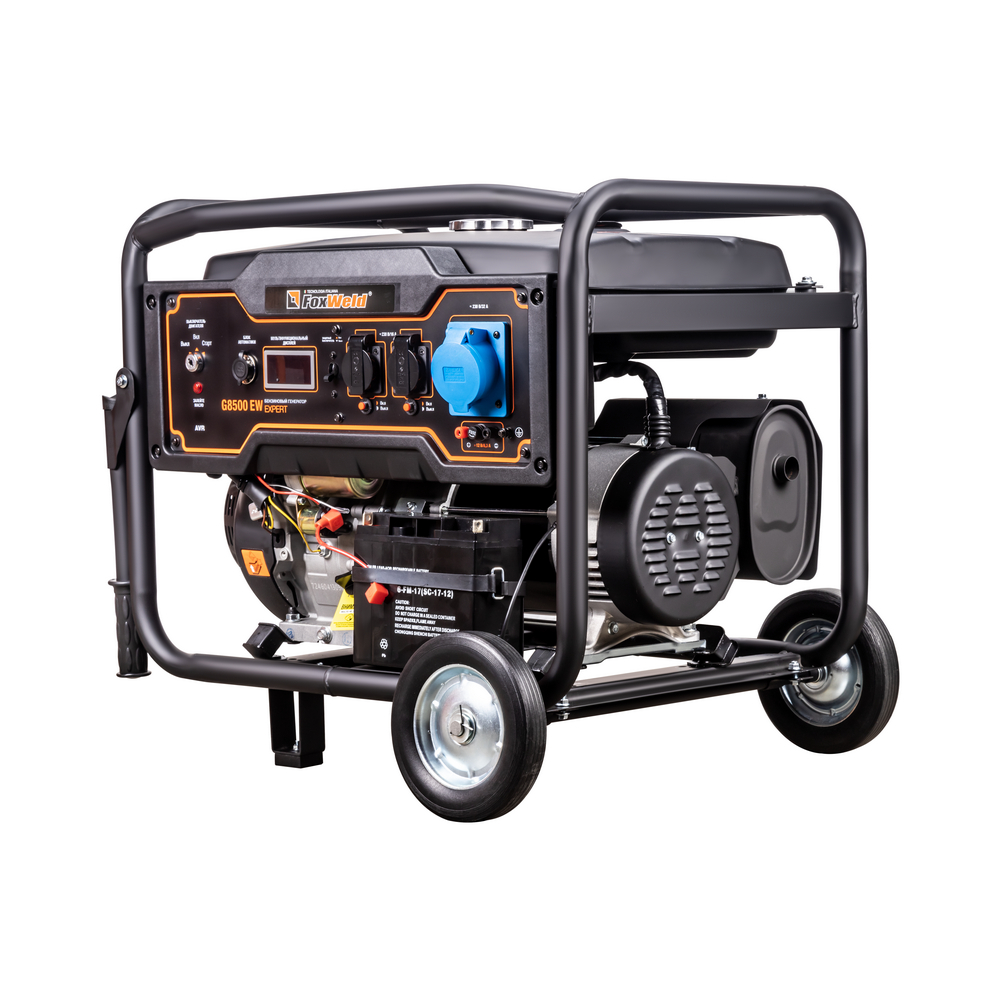 Бензиновый генератор FoxWeld Expert G8500 EW. Фото 3