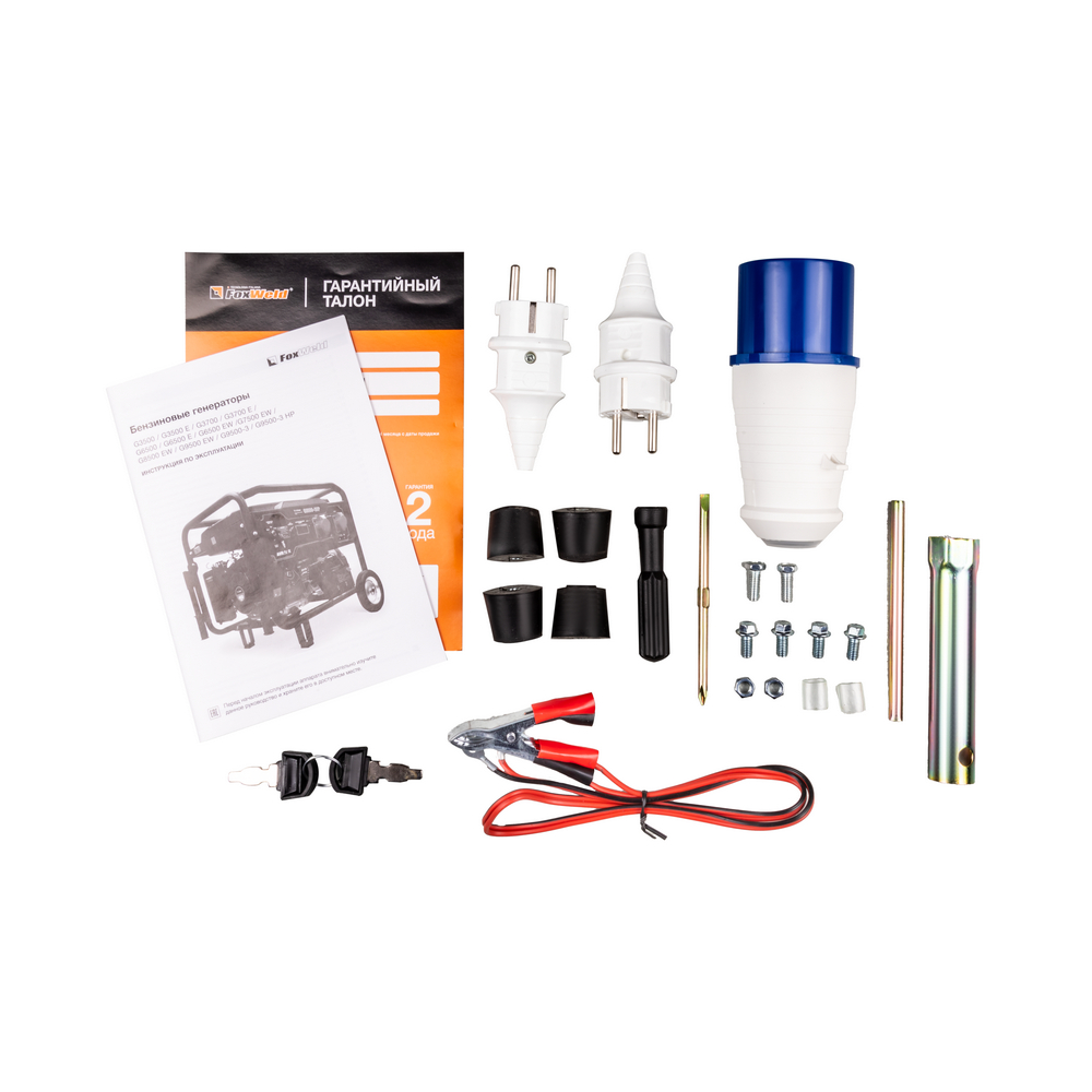 Бензиновый генератор FoxWeld Standart G6500 E. Фото 6