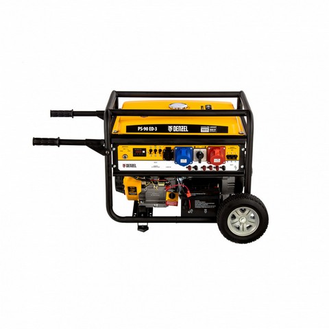 Генератор бензиновый DENZEL PS 90 ED 9.0 кВт/230/400В. Фото 2