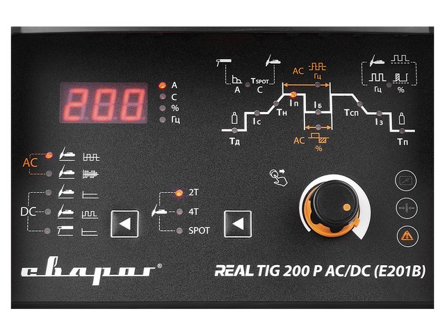 Инвертор сварочный TIG 200 P AC/DC REAL (E201B). Фото 6