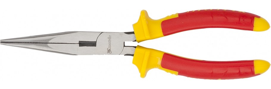 Длинногубцы прямые Insulated, 200 мм, двухкомпонентные рукоятки Matrix Professional. Фото 2