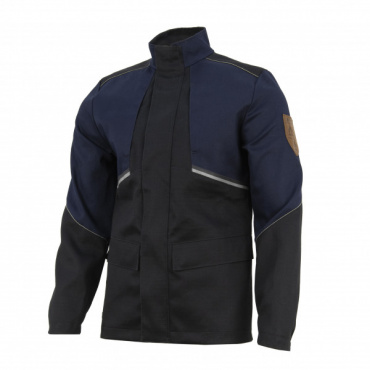 Куртка сварщика Brodeks FS28-01, т.синий/черный (XL)
