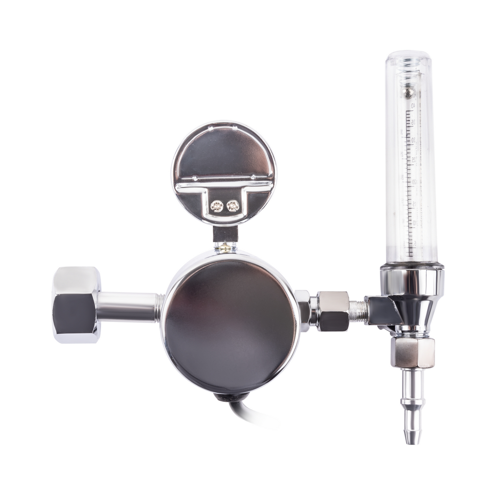 Регулятор расхода газа У-30/АР-40-1P-36В (универсальный, 1 манометр, подогреватель) Foxweld. Фото 3