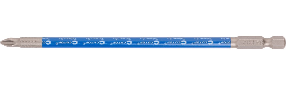Набор стальных бит Profi (2 шт PH2 150 мм) CUTOP 83-341. Фото 5