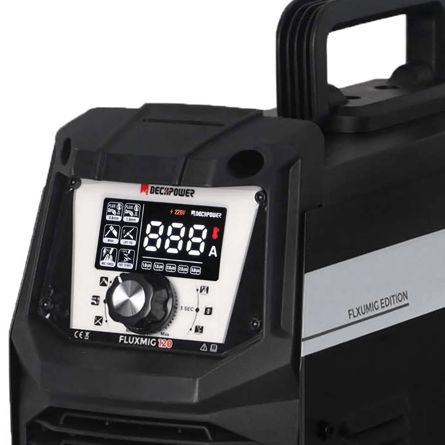 Сварочный полуавтомат DECAPOWER FLUXMIG 120. Фото 2