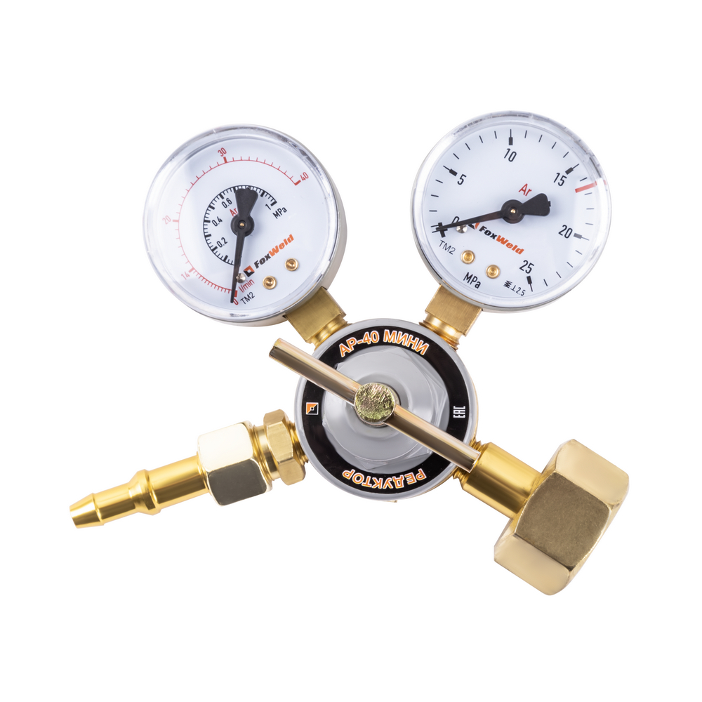 Редуктор АР-40 МИНИ (аргон, 2 манометра). Фото 2