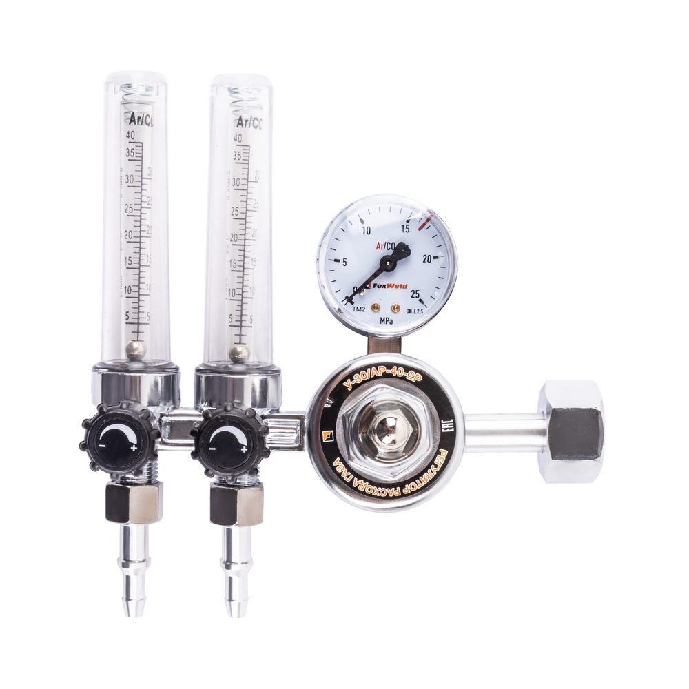 Регулятор расхода газа У-30/АР-40-2P (универсальный, 1 манометр). Фото 2
