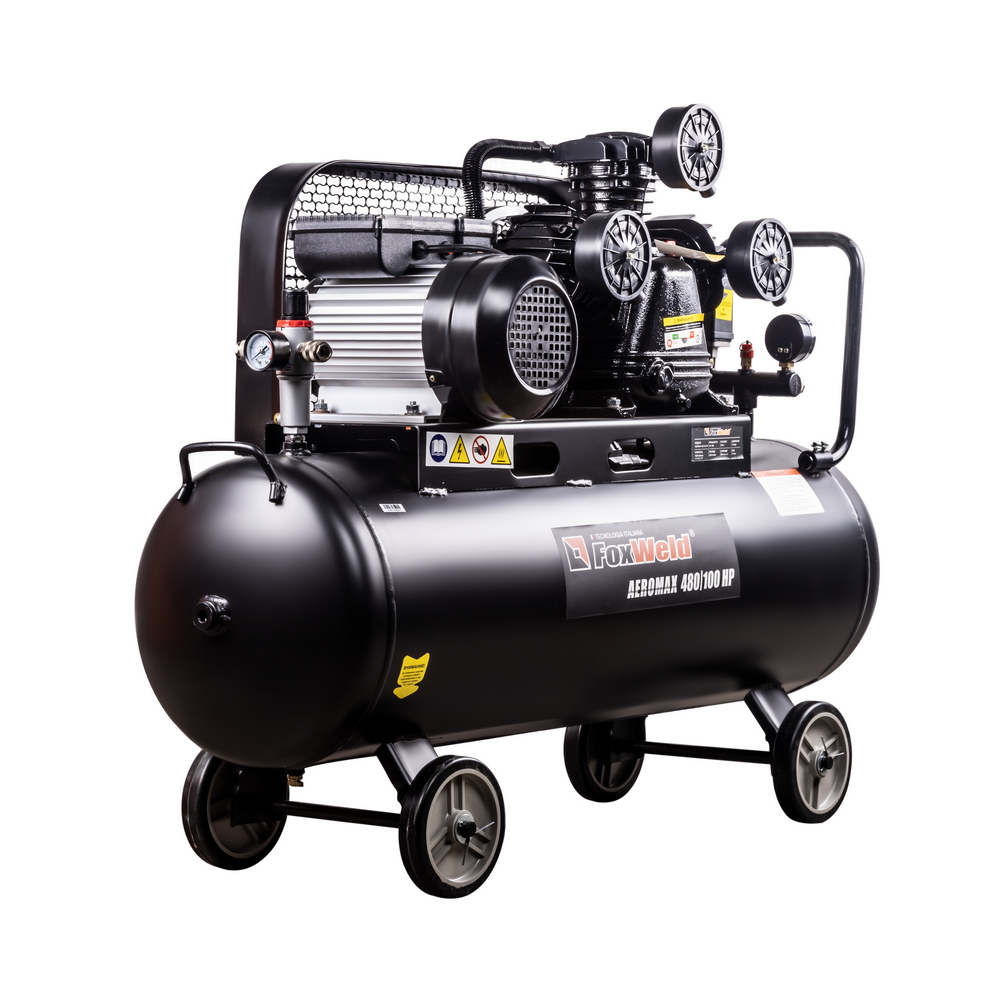 Компрессор масляный ременной AEROMAX 480/100 HP. Фото 3