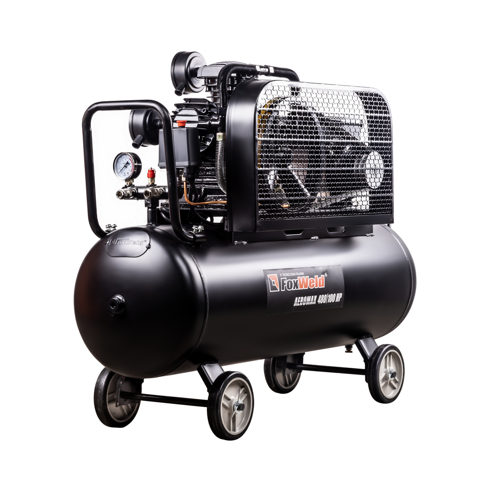 Компрессор масляный ременной AEROMAX 480/100 HP. Фото 4