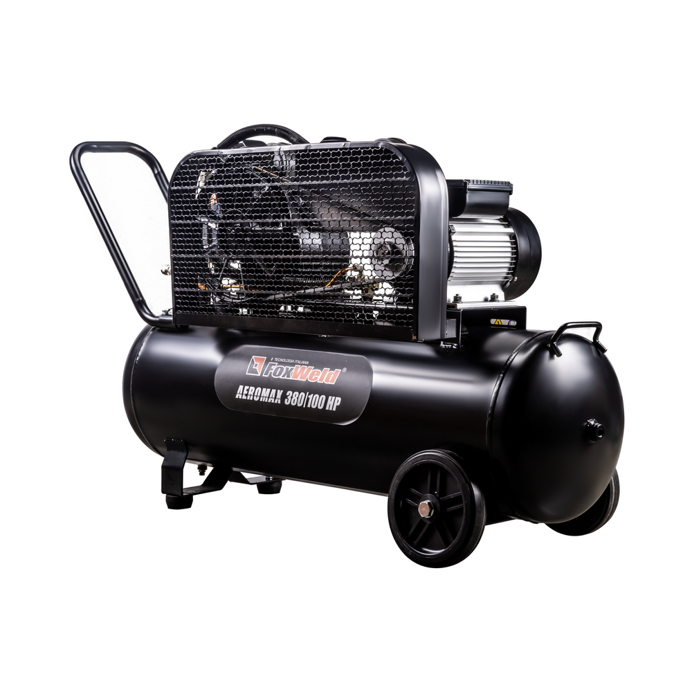 Компрессор масляный ременной AEROMAX 380/100 HP. Фото 4