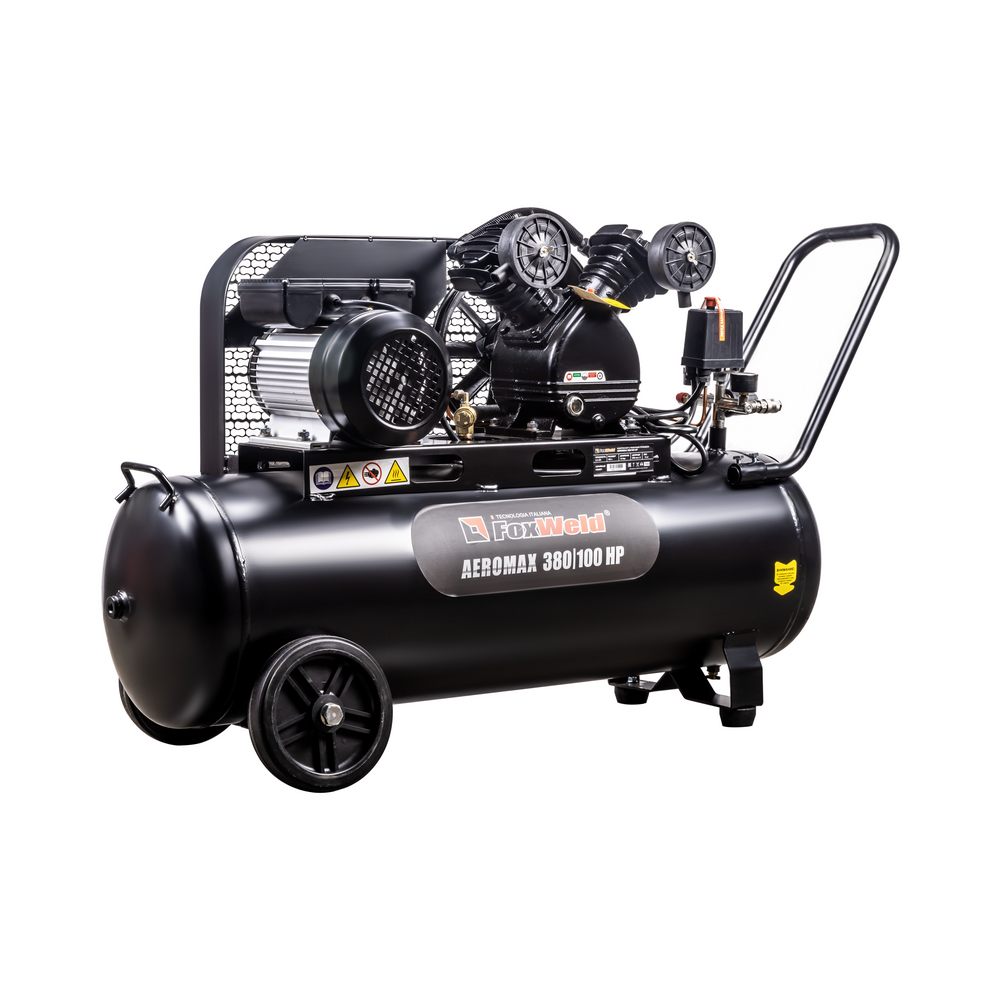 Компрессор масляный ременной AEROMAX 380/100 HP. Фото 5