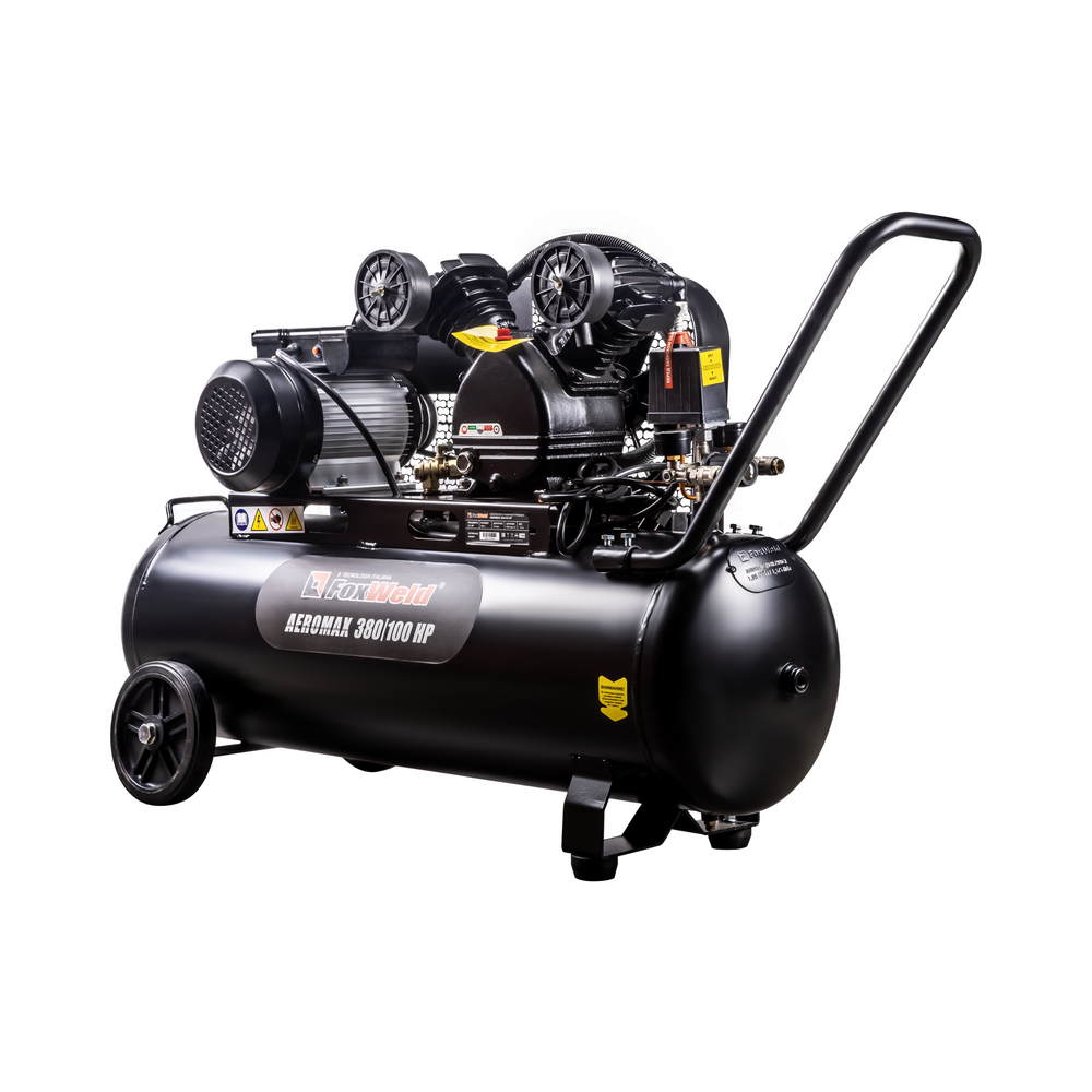 Компрессор масляный ременной AEROMAX 380/100 HP. Фото 3