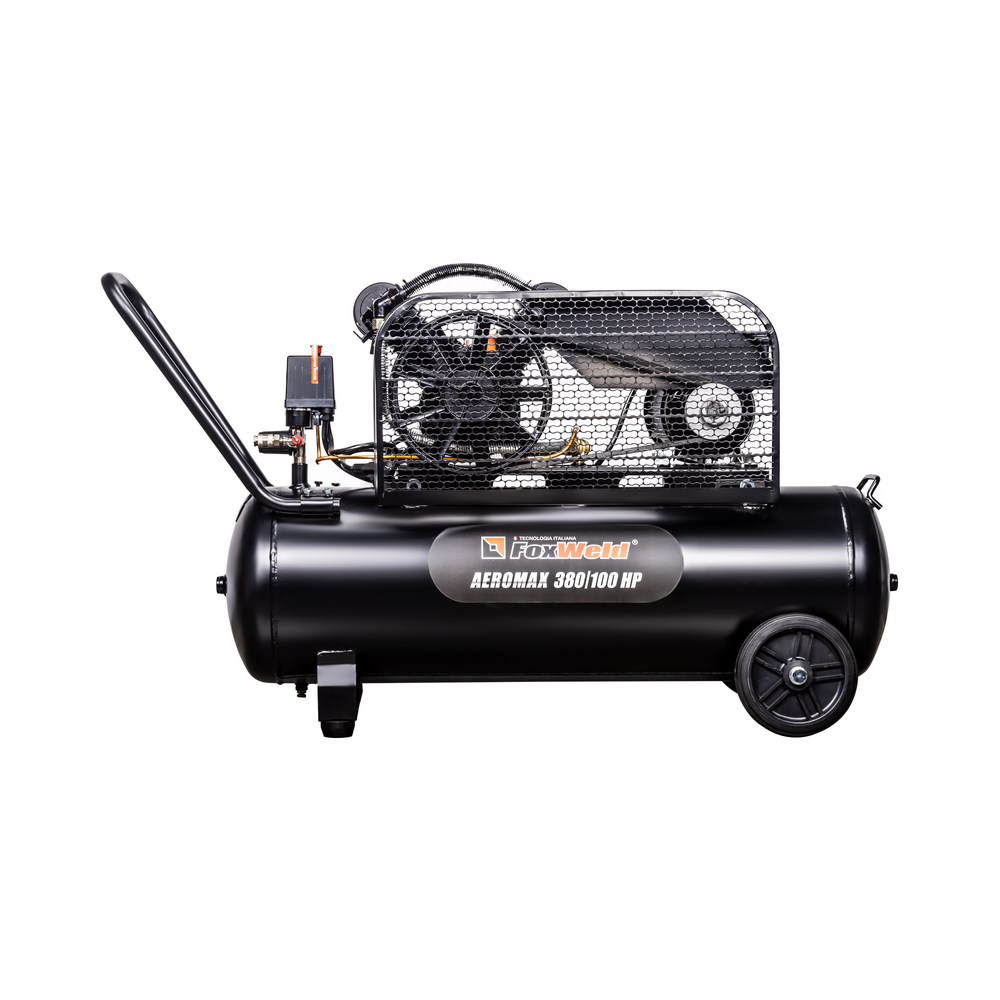 Компрессор масляный ременной AEROMAX 380/100 HP. Фото 6
