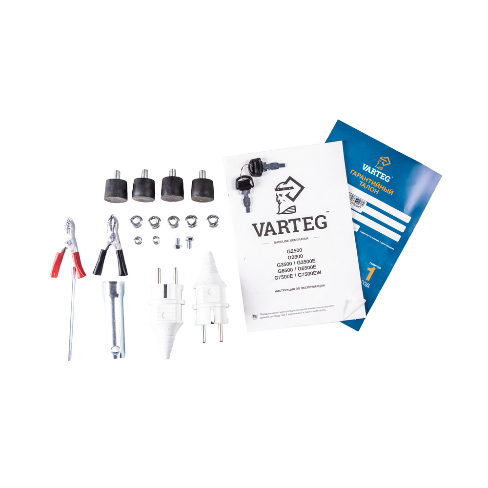 Бензиновый генератор Varteg G3500E. Фото 6