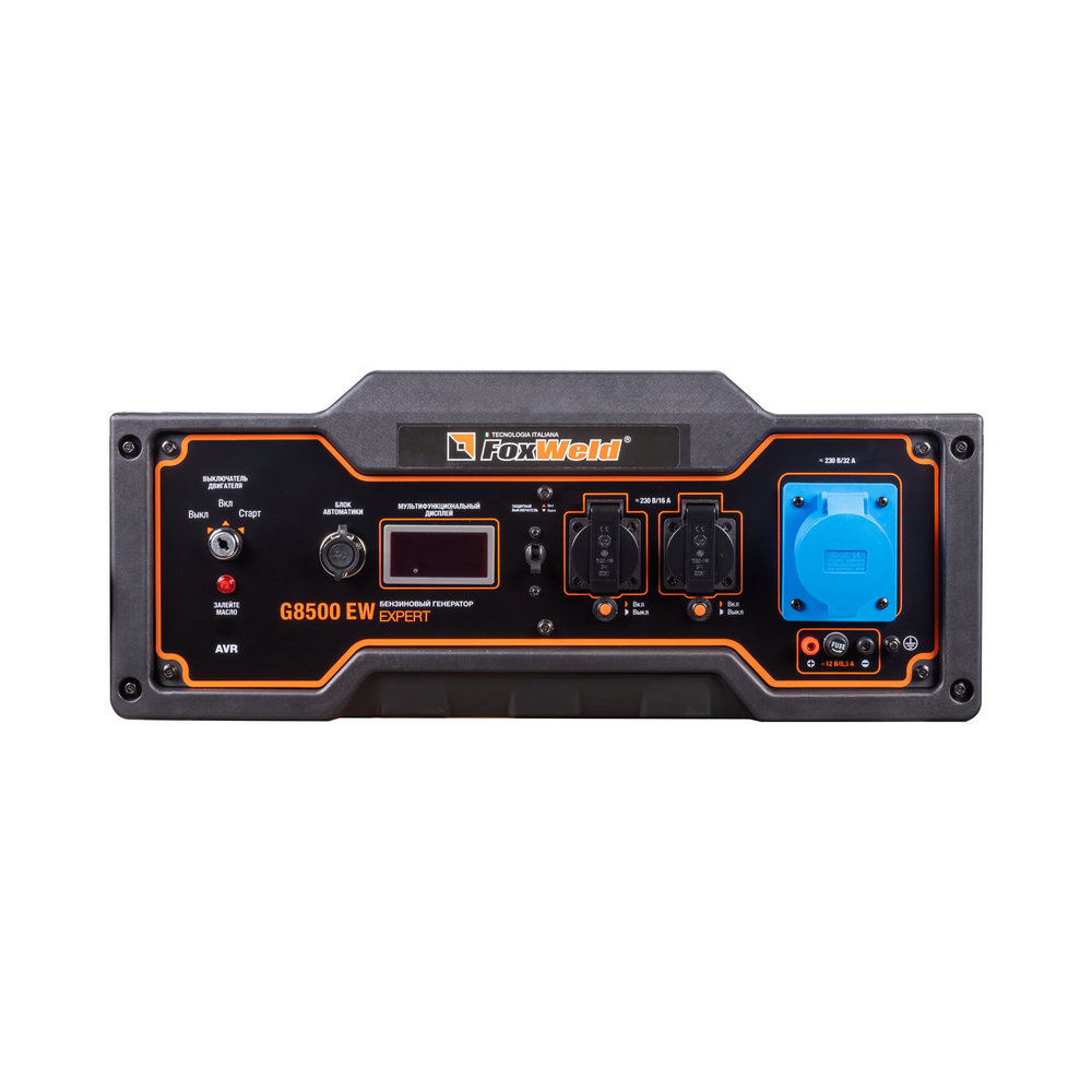 Бензиновый генератор FoxWeld Expert G8500 EW в компл. с блоком автоматики. Фото 4