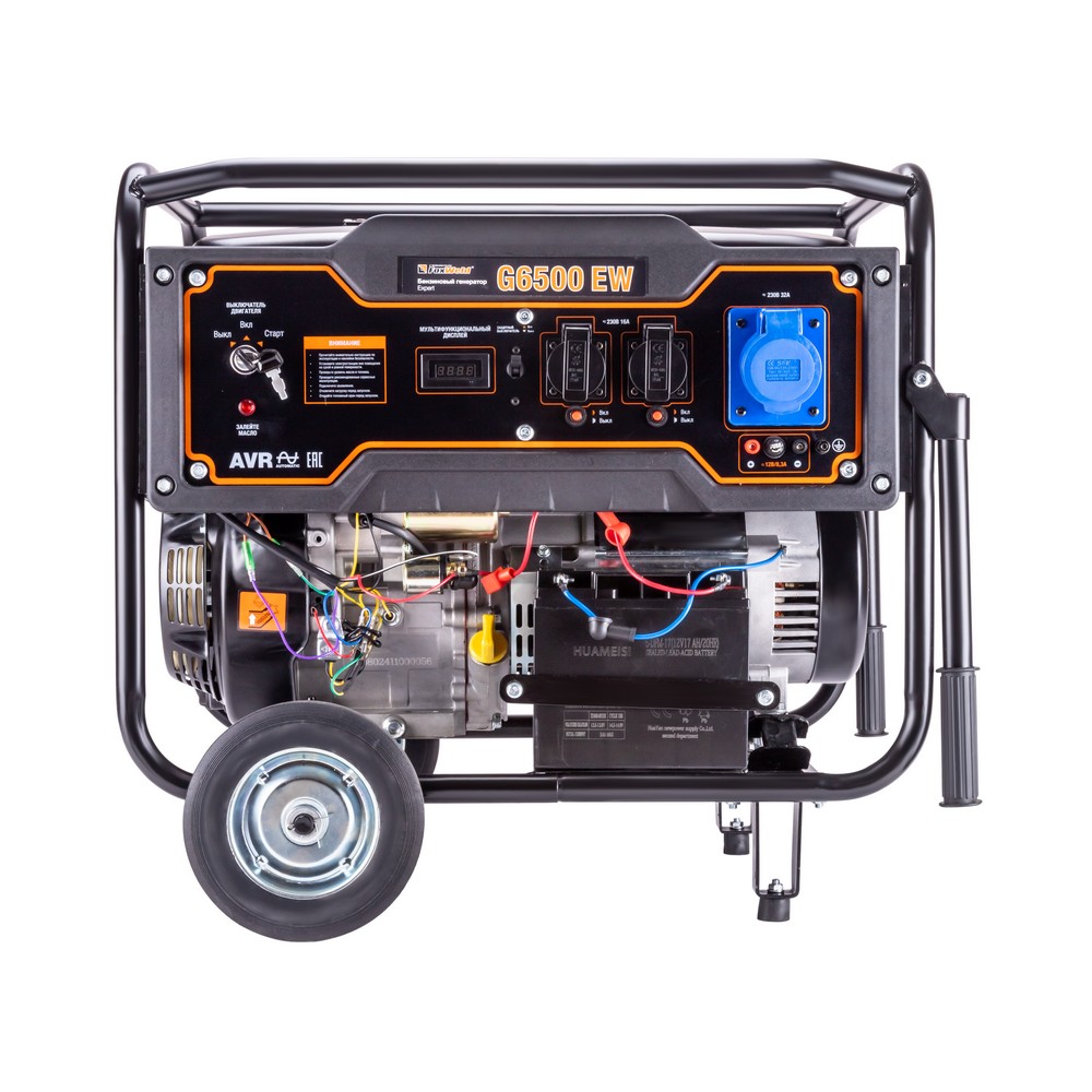 Бензиновый генератор FoxWeld Expert G6500 EW. Фото 4