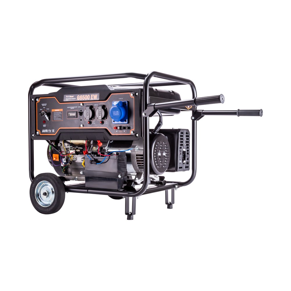 Бензиновый генератор FoxWeld Expert G6500 EW. Фото 3