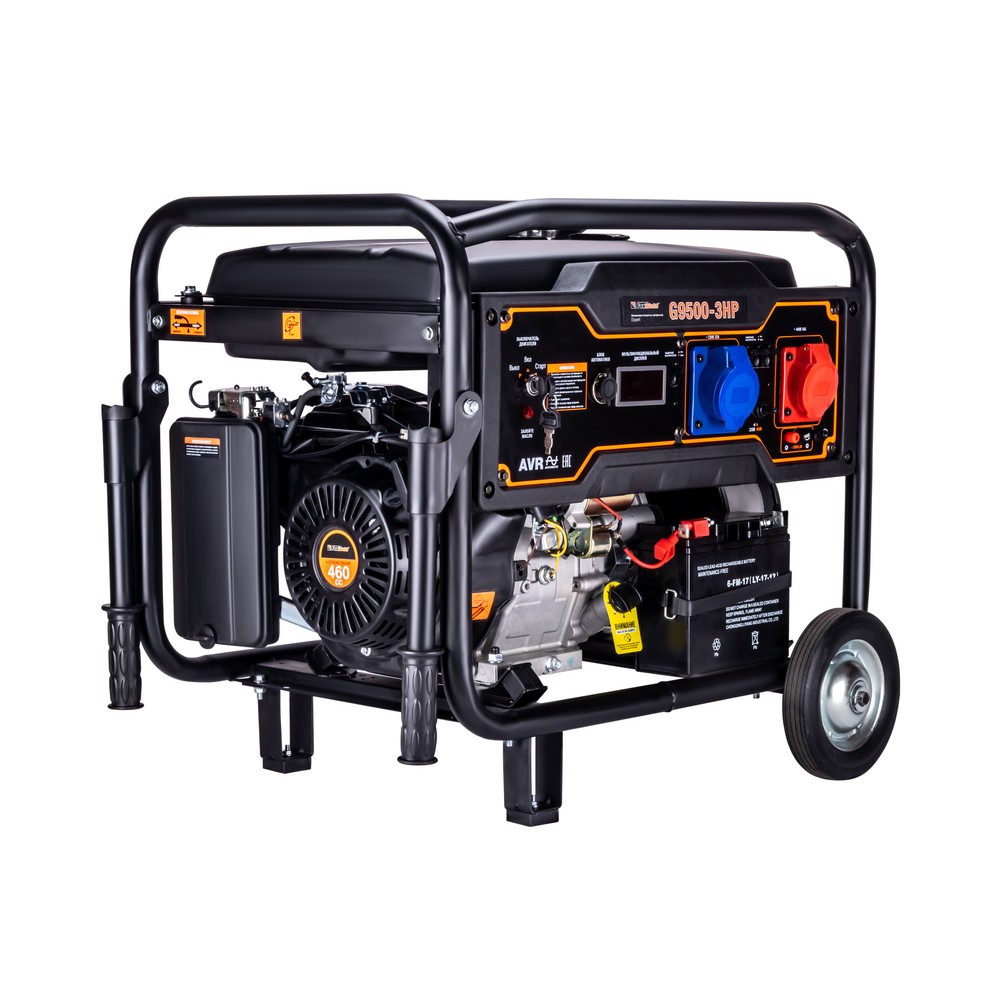 Бензиновый генератор FoxWeld Expert G9500-3 HP. Фото 6