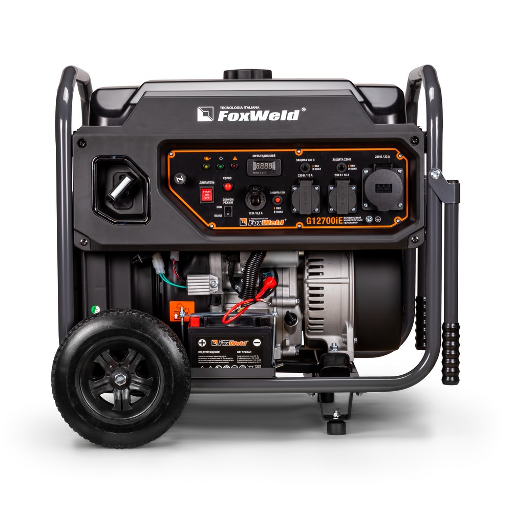 Бензиновый инверторный генератор Foxweld G12700iE. Фото 9