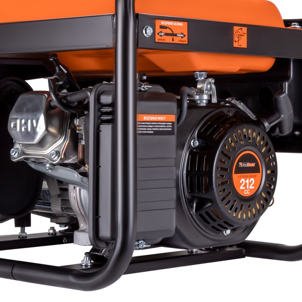 Бензиновый генератор FoxWeld Standart G3500 E. Фото 7