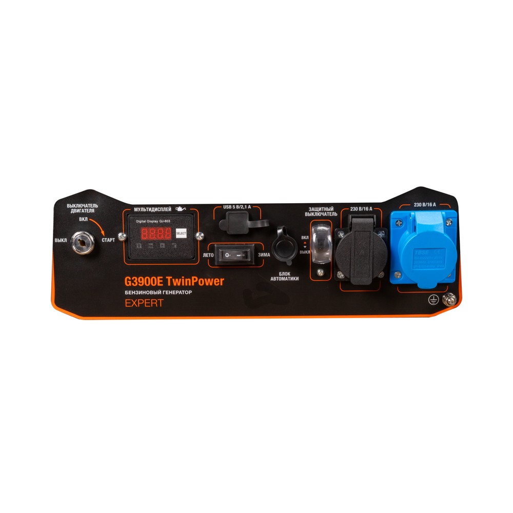 Генератор бензиновый Foxweld Expert G3900E TwinPower 3,5 кВт/7 кВА. Фото 5