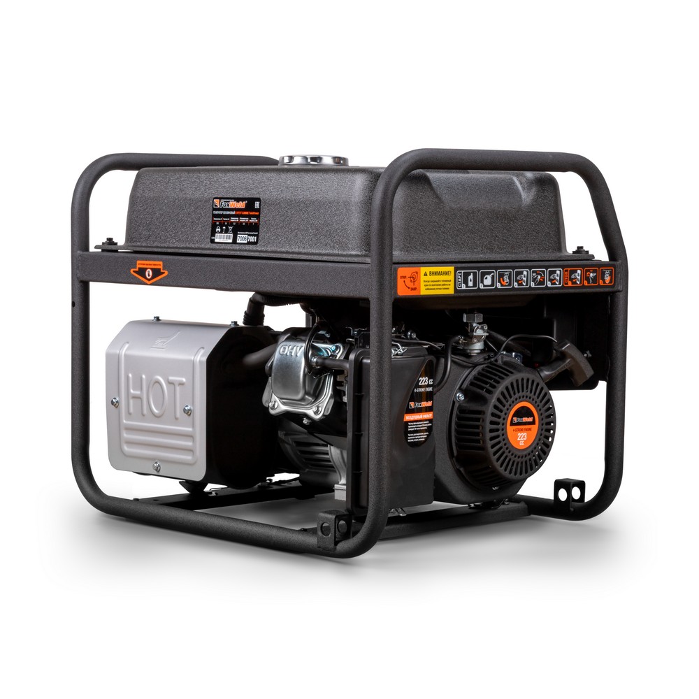 Генератор бензиновый Foxweld Expert G3900E TwinPower 3,5 кВт/7 кВА. Фото 6