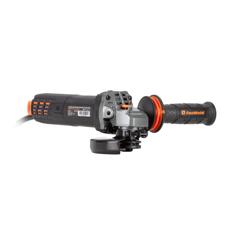 Угловая шлифовальная машина бесщеточная Foxweld Industrial AG 125/ 1600 ХE. Фото 2