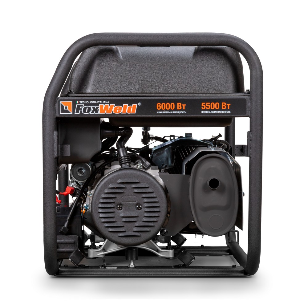 Генератор бензиновый Foxweld Expert G6900E TwinPower 6 кВт/9,4 кВА. Фото 3