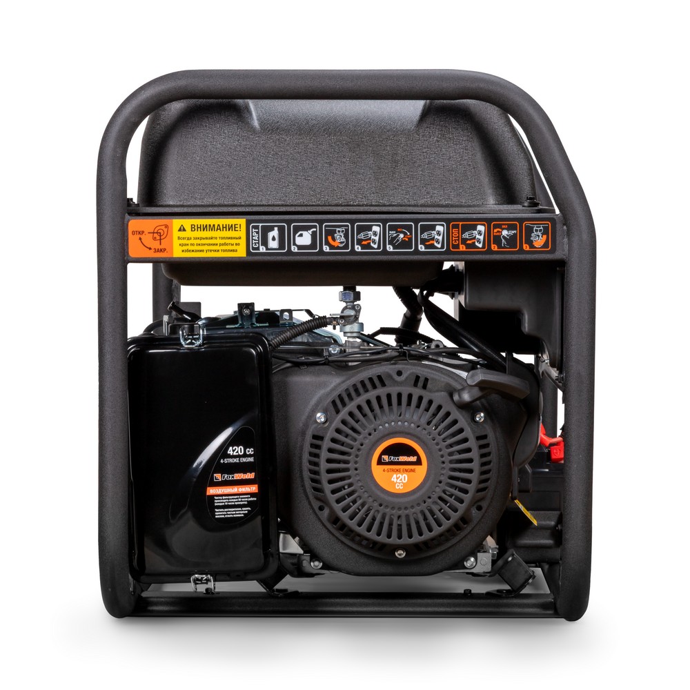 Генератор бензиновый Foxweld Expert G6900E TwinPower 6 кВт/9,4 кВА. Фото 11