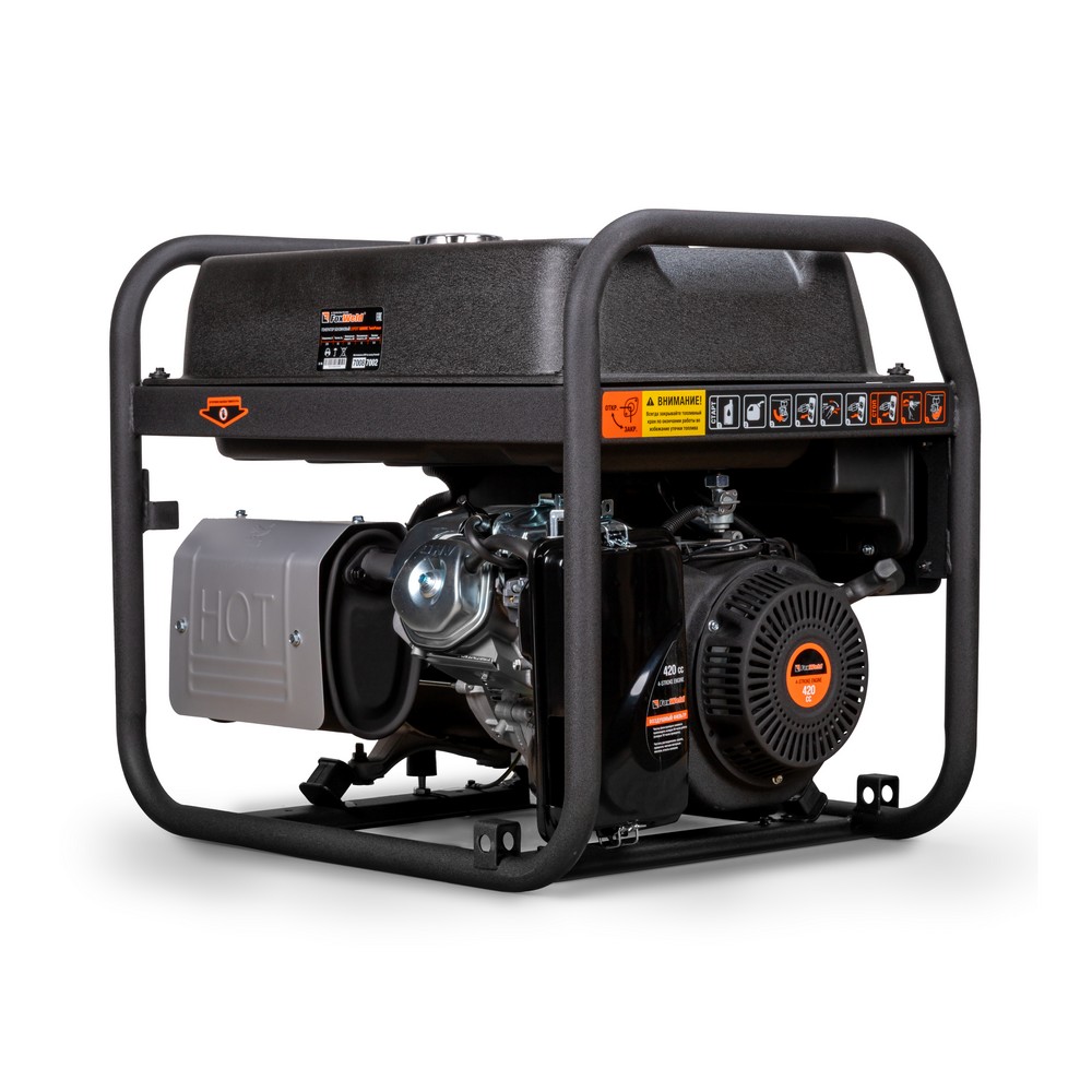 Генератор бензиновый Foxweld Expert G6900E TwinPower 6 кВт/9,4 кВА. Фото 5