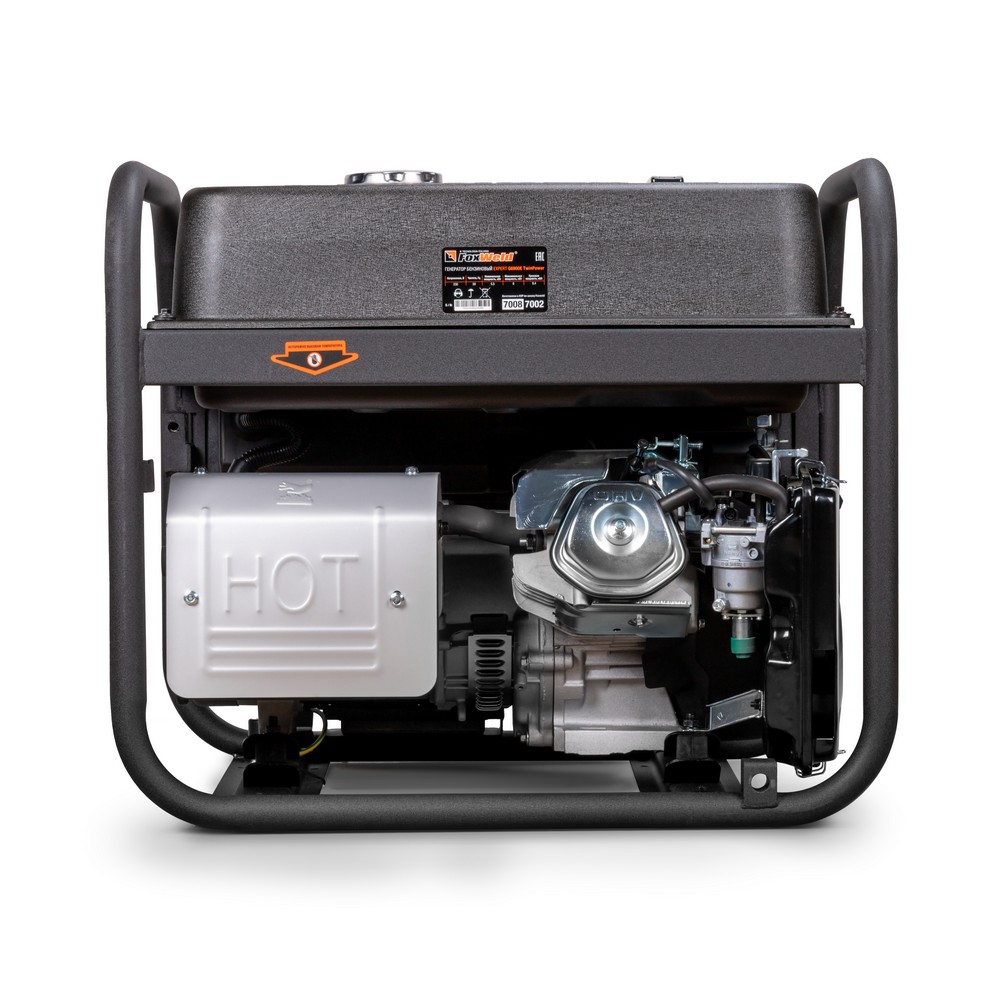 Генератор бензиновый Foxweld Expert G6900E TwinPower 6 кВт/9,4 кВА. Фото 7