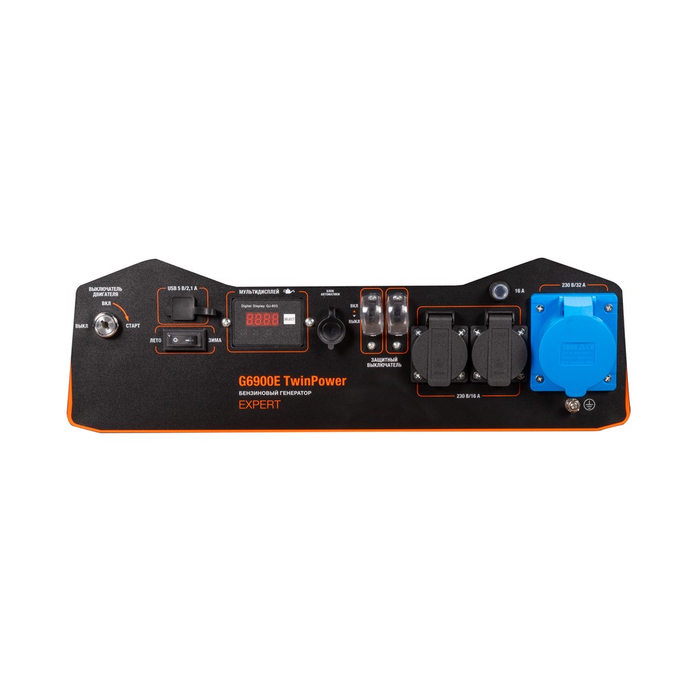 Генератор бензиновый Foxweld Expert G6900E TwinPower 6 кВт/9,4 кВА. Фото 10