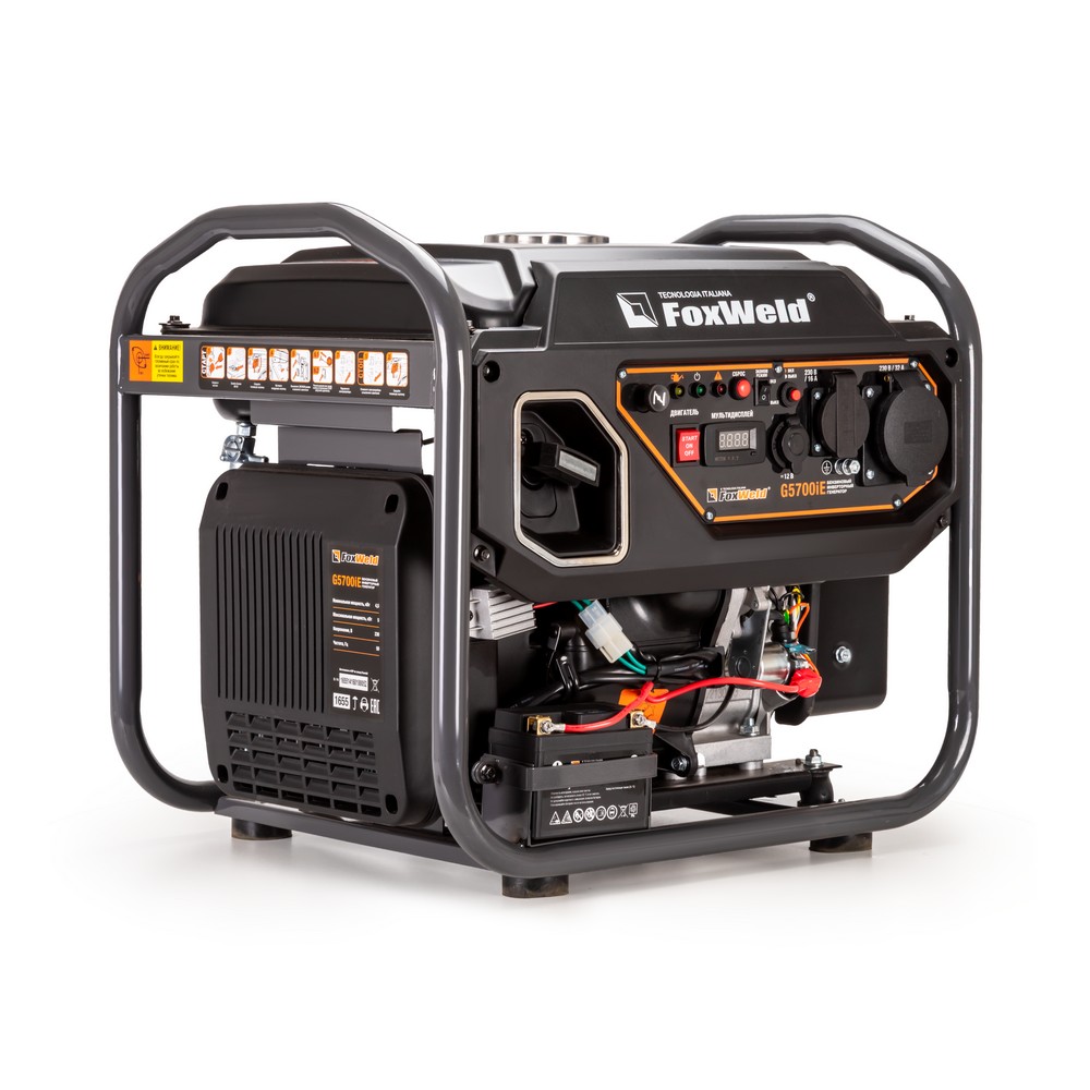 Бензиновый инверторный генератор Foxweld G5700iЕ. Фото 5