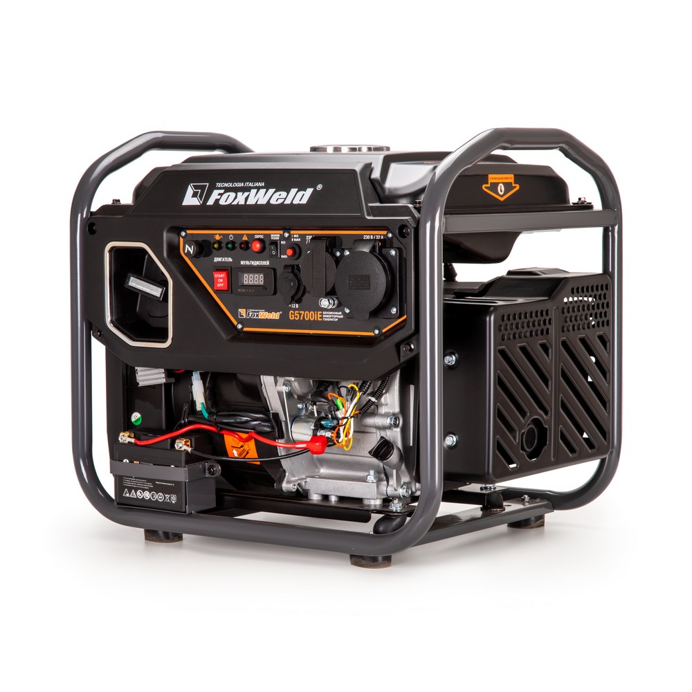 Бензиновый инверторный генератор Foxweld G5700iЕ. Фото 3