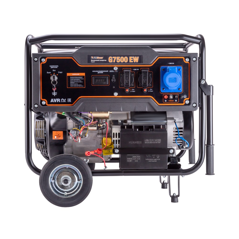 Бензиновый генератор FoxWeld Expert G7500 EW. Фото 3
