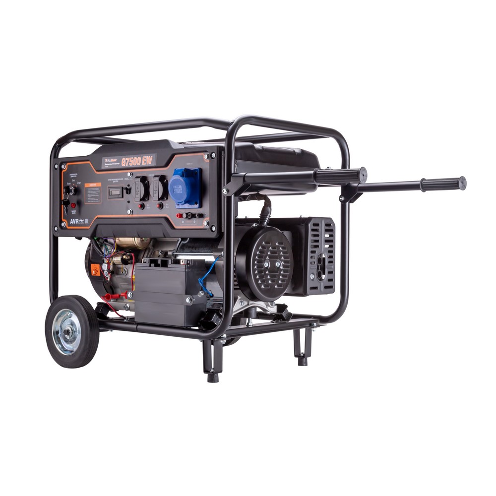 Бензиновый генератор FoxWeld Expert G7500 EW. Фото 5