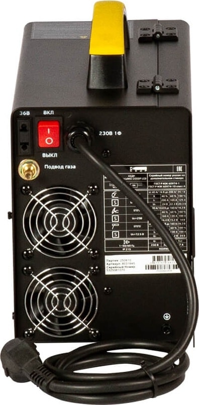 Полуавтомат КЕДР IndustrialMIG-200DP LCD (230В, 30-200А). Фото 2