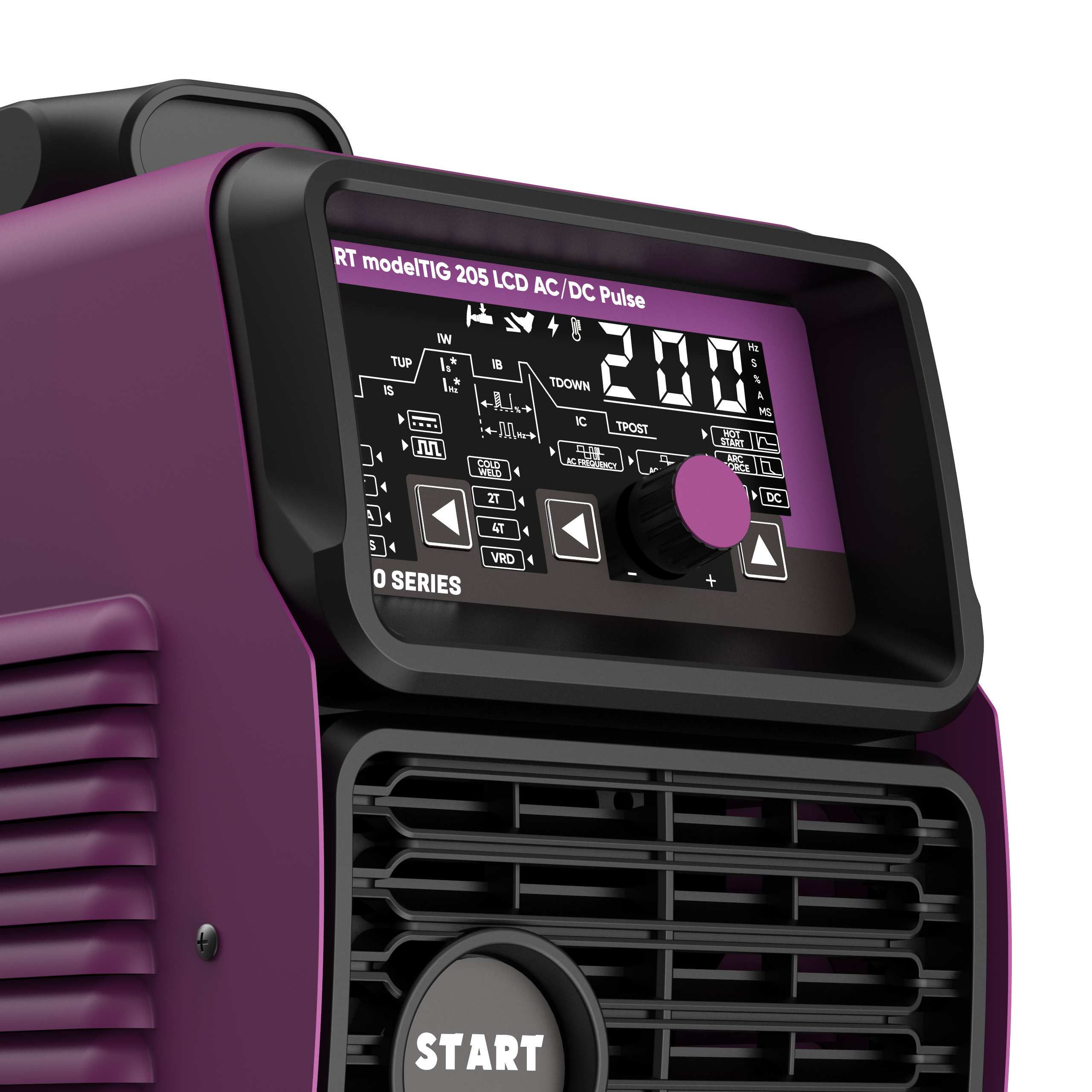START modelTIG 205 LCD AC/DC TIG PULSE Установка аргонодуговой сварки 3W205APL. Фото 2