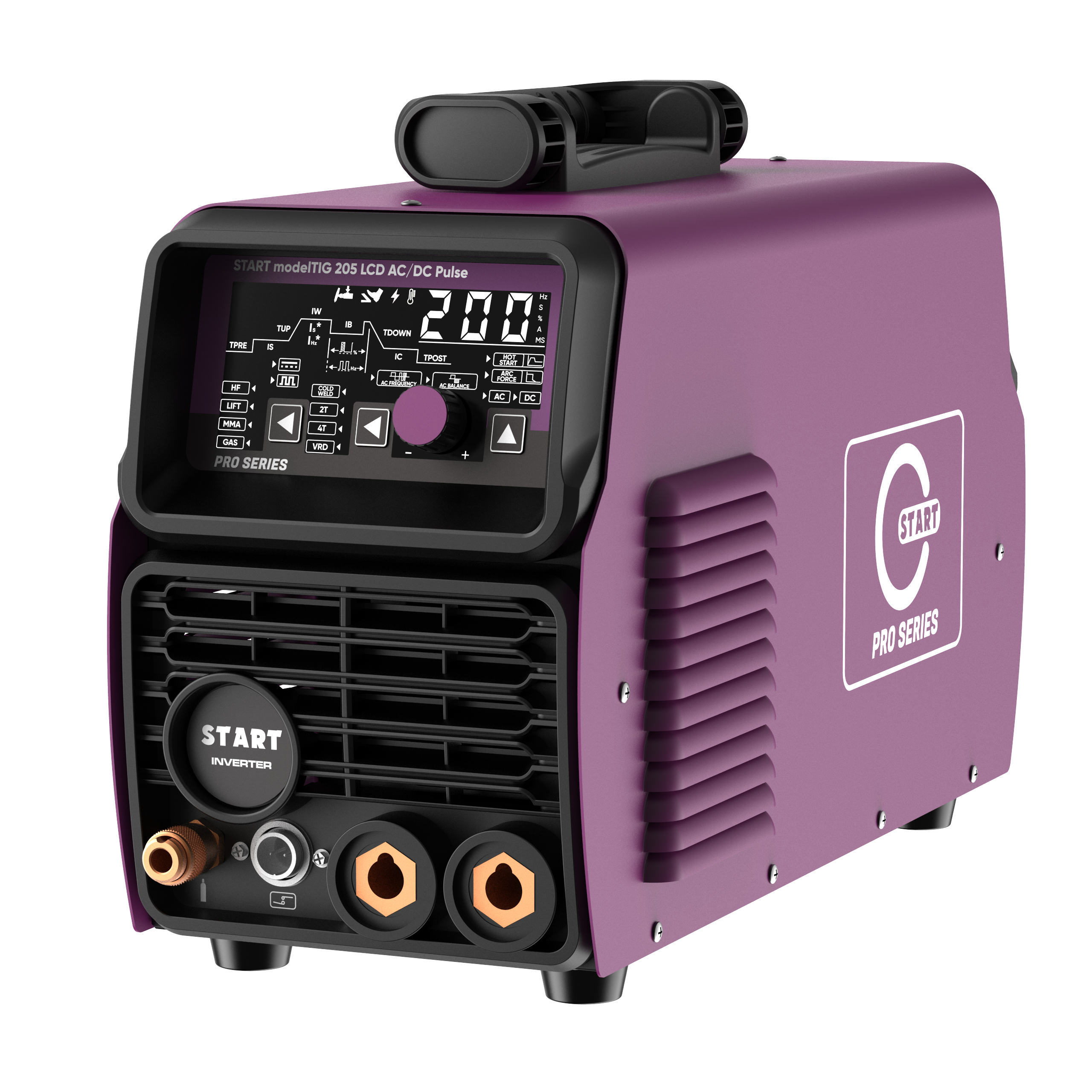 START modelTIG 205 LCD AC/DC TIG PULSE Установка аргонодуговой сварки 3W205APL. Фото 5