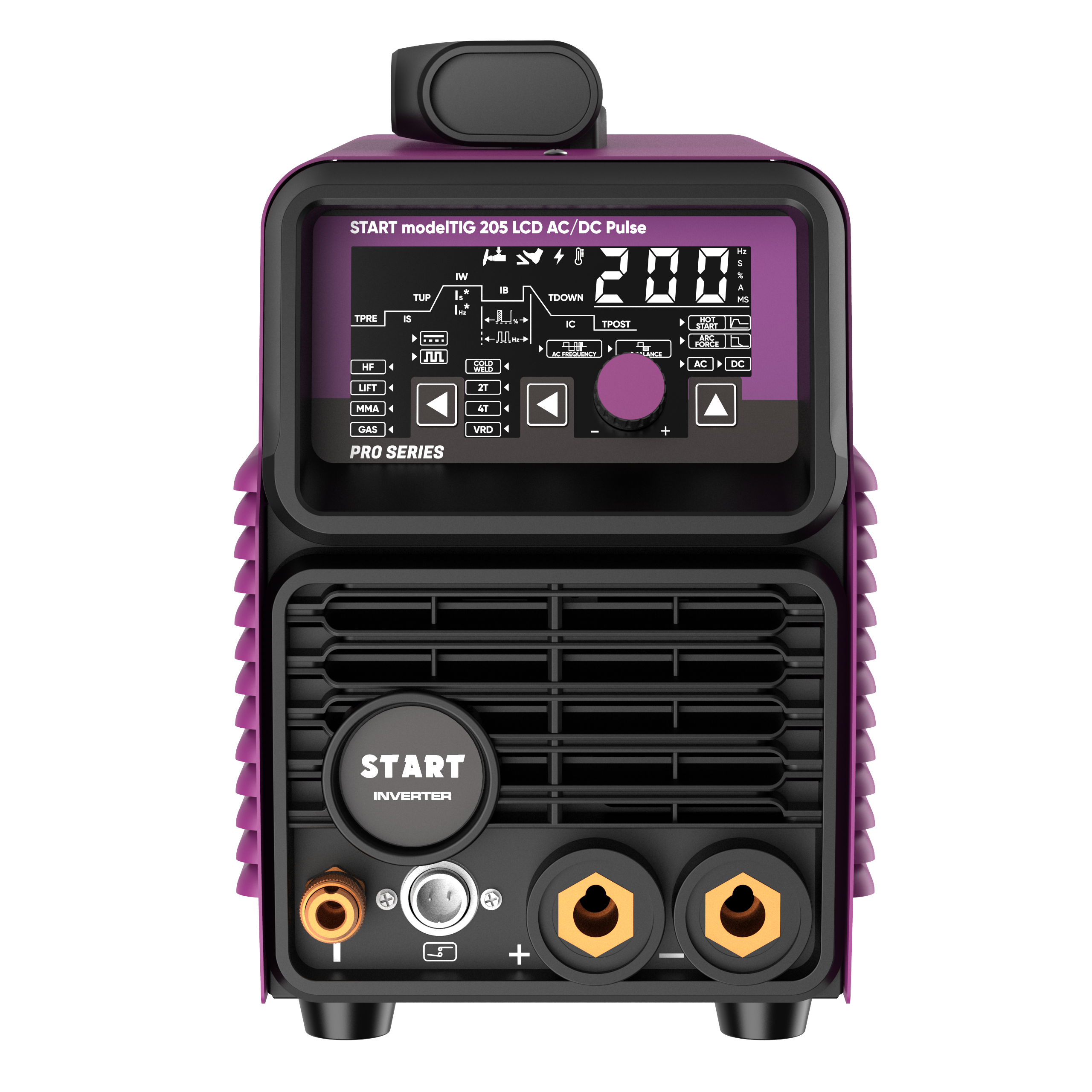 START modelTIG 205 LCD AC/DC TIG PULSE Установка аргонодуговой сварки 3W205APL. Фото 4