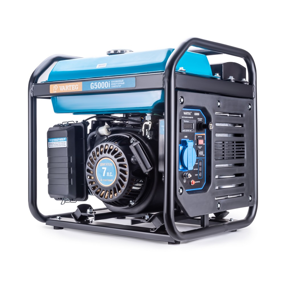 Бензиновый инверторный генератор VARTEG G5000i. Фото 3