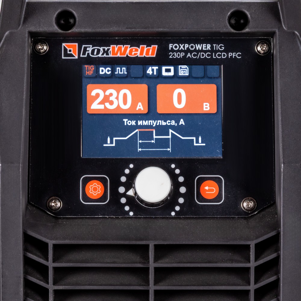 Аппарат аргонодуговой сварки  FOXPOWER TIG 230P AC/DC LCD PFC. Фото 5